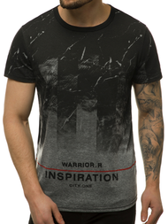 T-Shirt męski grafitowy OZONEE JS/SS11108
