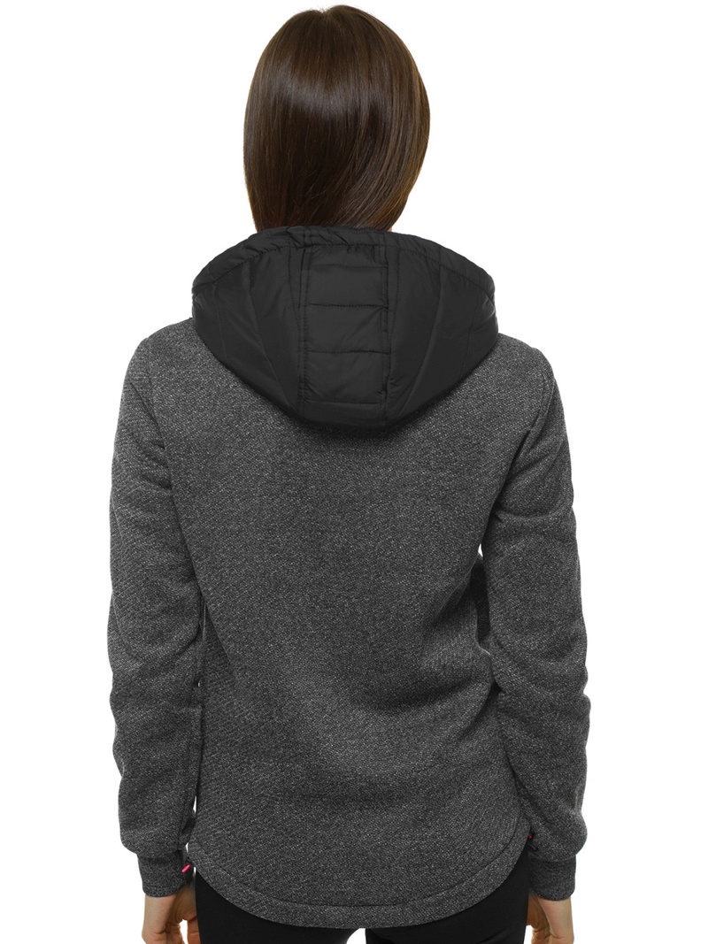 Kurtka damska czarna OZONEE JS/KSW4003