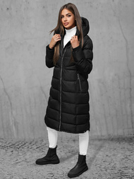 Куртка жіноча чорна OZONEE JS/M736/392