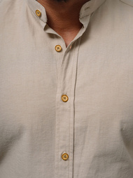 Класична сорочка чоловіча Яскраво-Бежева OZONEE O/V38