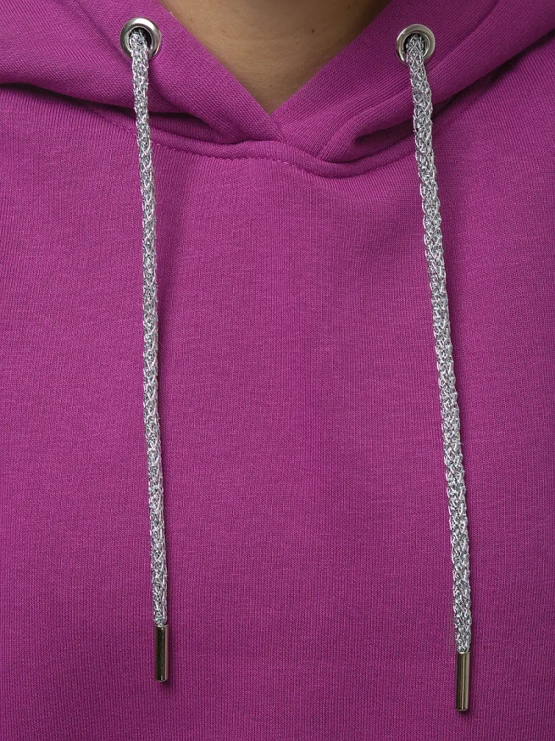 Bluza z kapturem damska ciemno-fioletowa OZONEE O/12102