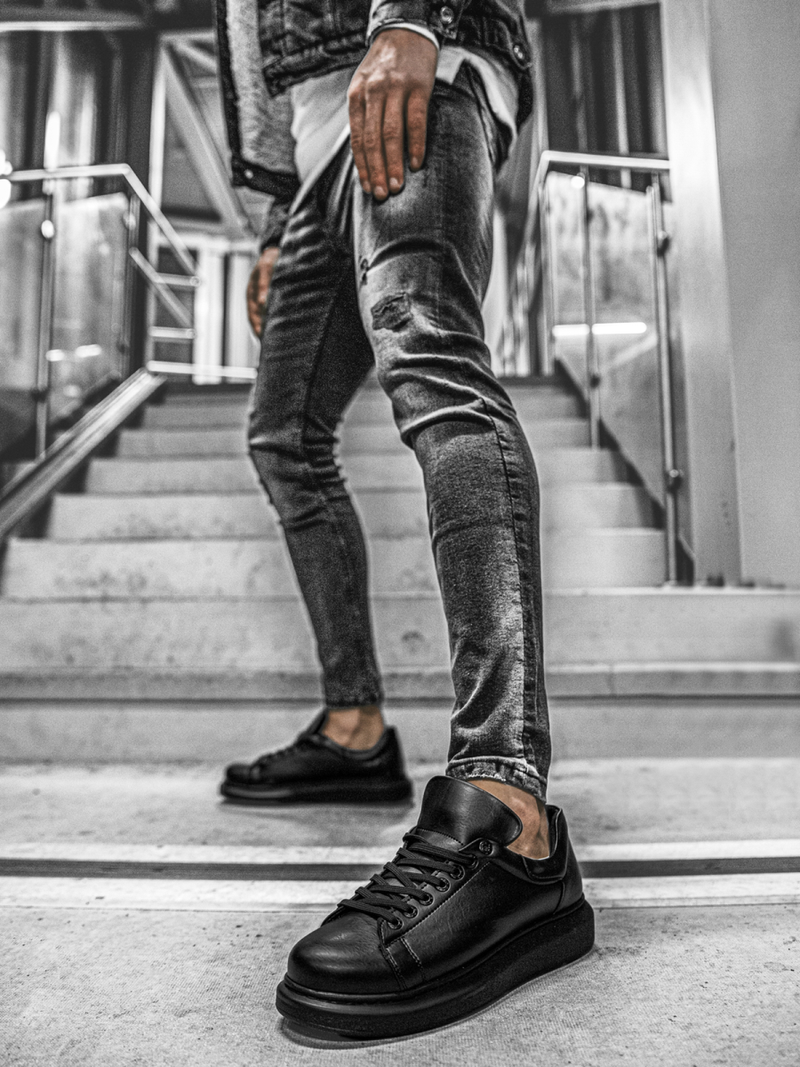 Sneakersy czarne OZONEE CH/257