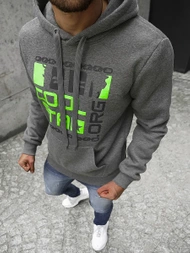 Bluza z kapturem męska grafitowa OZONEE JS/Y10022