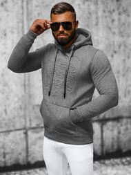 Толстовка чоловіча графіт OZONEE NB/MF2012