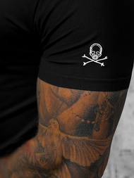 T-shirt męski slim fit czarny OZONEE NB/MT3040