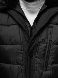 Kurtka zimowa męska czarna OZONEE JS/22M63/392