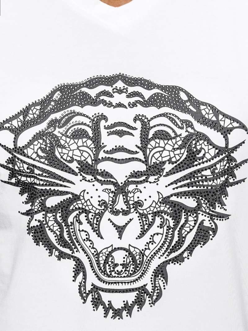 T-Shirt męski biały OZONEE NB/3011