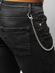 Чоловічі джинси Чорнi OZONEE O/WE1006