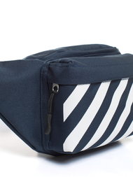 Saszetka nerka granatowo-biała OZONEE L/9682X