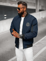 Kurtka męska bomberka granatowa OZONEE JS/84M3036/215