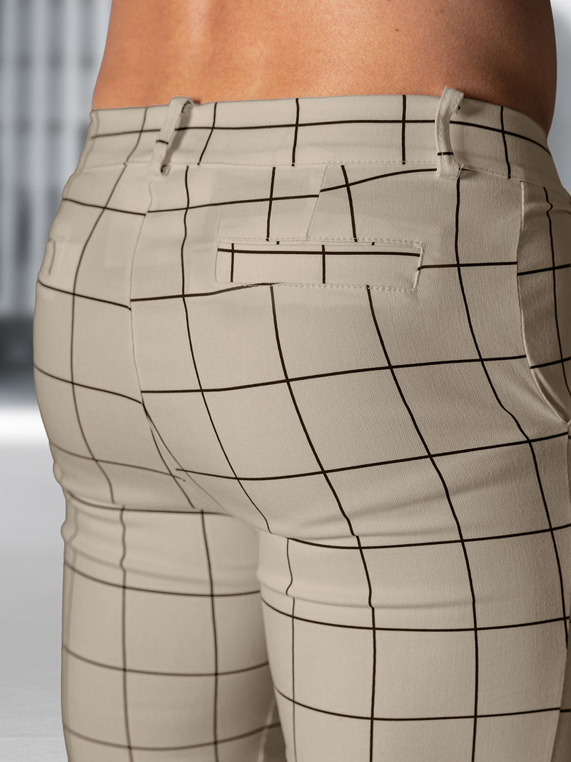 Чоловічі штани чинос Бежевi OZONEE O/P4009Z