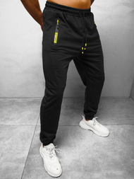 Spodnie dresowe męskie czarne OZONEE JS/68K10352