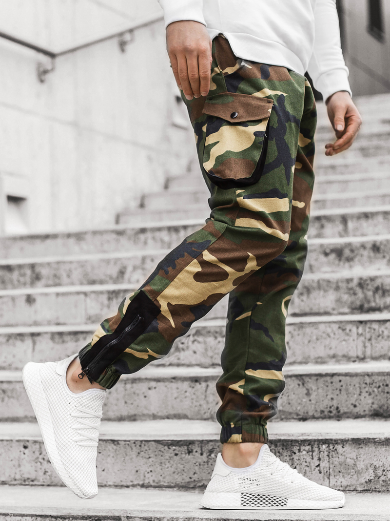 Штани чоловічі джоггери Зеленi-Моро OZONEE A/705