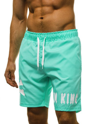 Spodenki męskie miętowe OZONEE O/1011