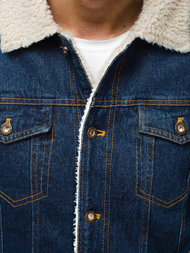 Kurtka męska jeans niebieska OZONEE JB/JP1109 