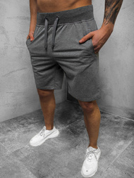 Spodenki dresowe męskie grafitowe OZONEE JS/68K10003/5