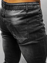 Spodnie jeansowe męskie czarne OZONEE NB/MP0016N