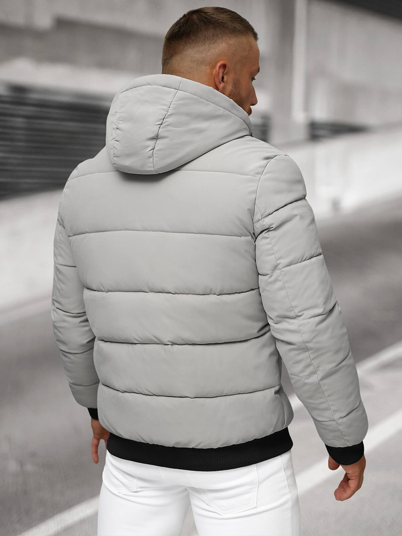 Kurtka męska pikowana szara OZONEE JS/31M5006Z