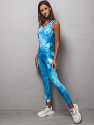 Жіночий спортивний костюм з двох частин Синiй OZONEE JS/YW88043Z