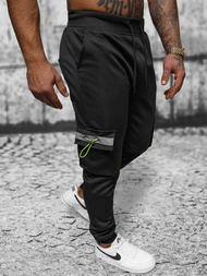 Штани Cпортивні Чоловічі Чорнi OZONEE JS/8K1115/3