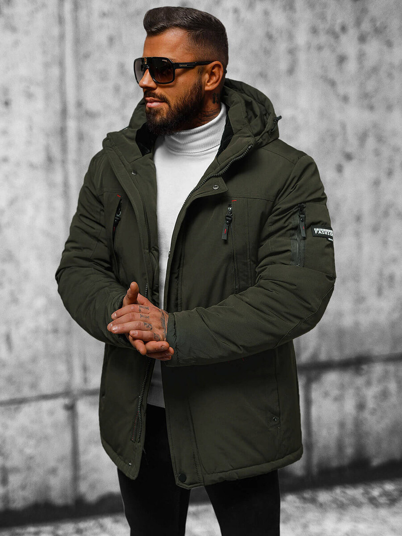 Куртка Чоловіча Темно-Зелена OZONEE JS/5M718/136