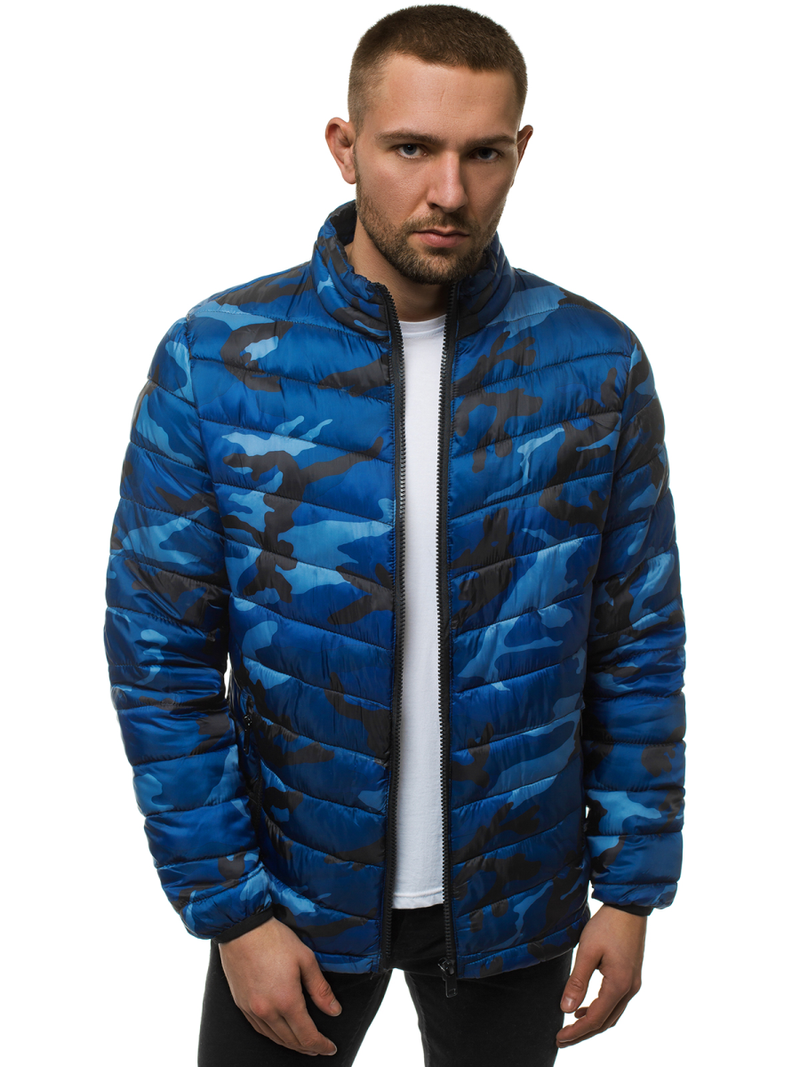 Куртка чоловіча Темно-Синьо-Камуфляжна OZONEE JS/SM80Z