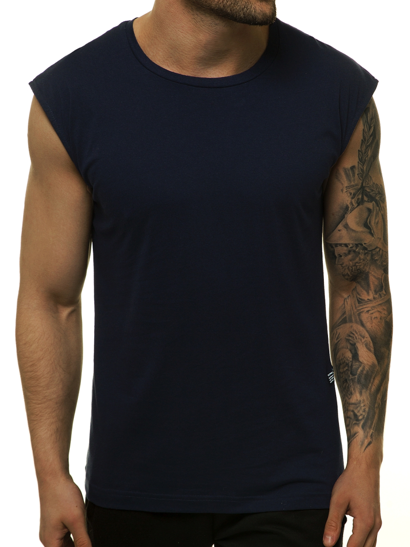 Майка чоловіча Темно-Синя OZONEE O/1265