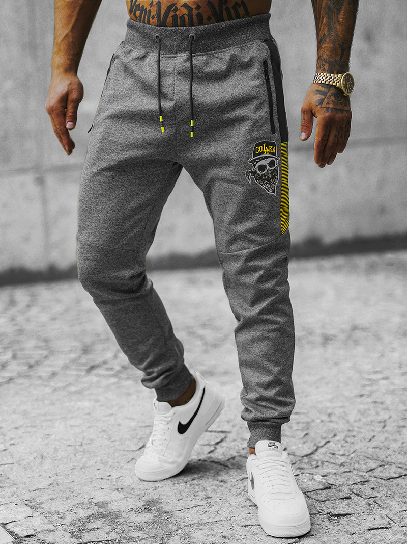 Штани спортивні чоловічі Графітові OZONEE JS/K10250Z