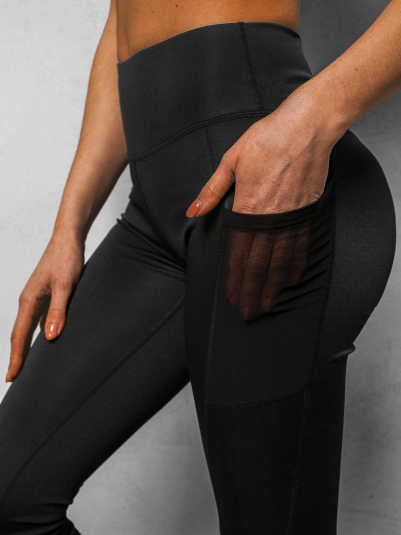 Legginsy damskie czarne OZONEE O/XL006/1