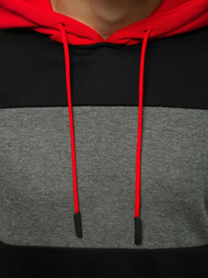 Толстовка з капюшоном чоловіча Чорна OZONEE JS/KS2179