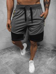 Spodenki dresowe męskie grafitowe OZONEE JS/68K10258