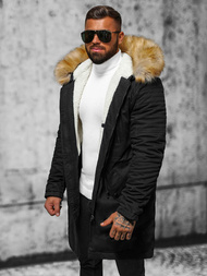 Куртка зимова чоловіча чорна OZONEE JD/390