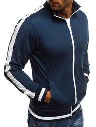 Bluza męska rozpinana granatowa OZONEE O/2126