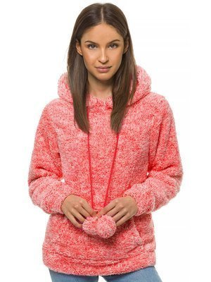 Bluza damska z kapturem czerwona OZONEE JS/HH034/5