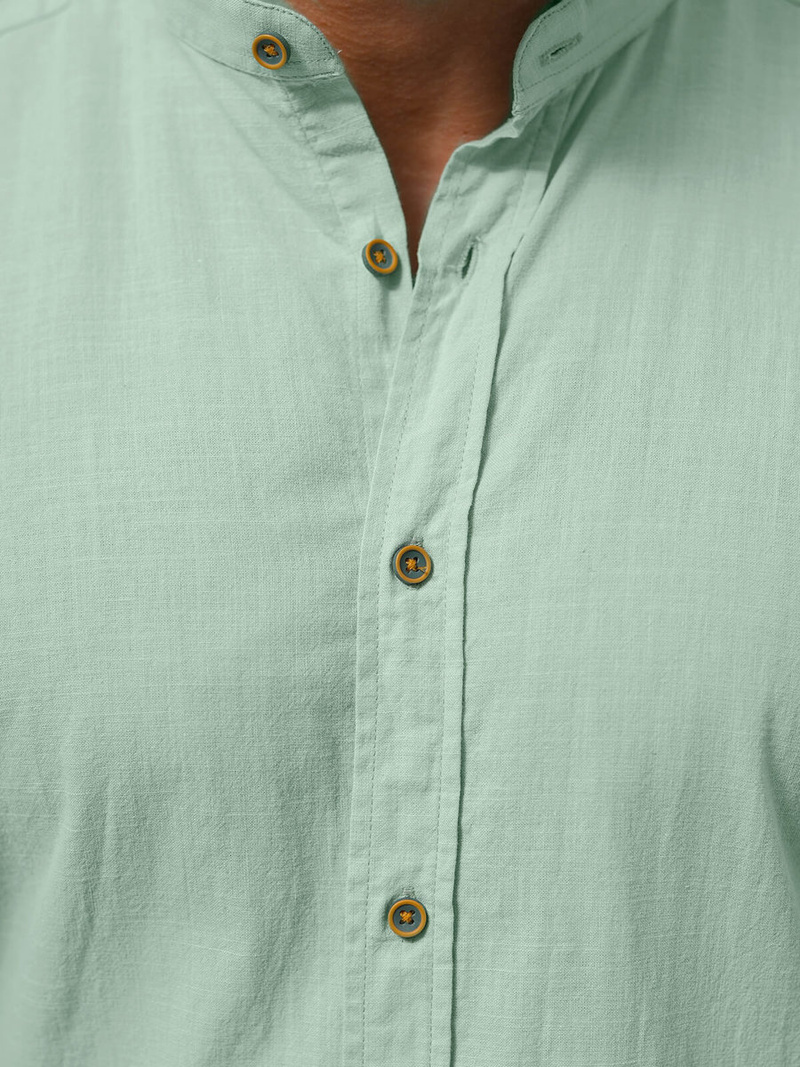 Сорочка чоловіча з коротким рукавом Яскраво-Зеленi OZONEE O/V48