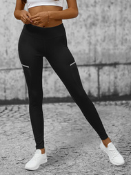 Legginsy damskie czarne OZONEE O/YY9260