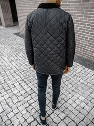 Kurtka przejściowa męska czarna OZONEE O/5619