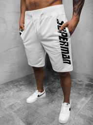 Spodenki dresowe męskie białe OZONEE JS/68K10055