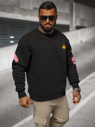 Толстовка чорна OZONEE O/SWE23041