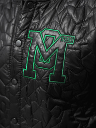 Kurtka męska bomberka czarna OZONEE O/TB9152