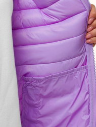 Kurtka przejściowa damska fioletowa OZONEE JS/M23036/37