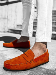 Чоловіче взуття снікерси Slip On Помаранчевi T/125