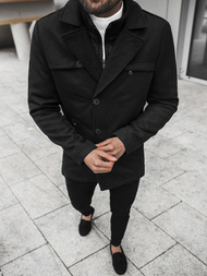 Пальто чоловіче Чорний OZONEE JS/79M3137