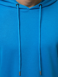 Bluza z kapturem męska niebieska OZONEE B/20402009Z