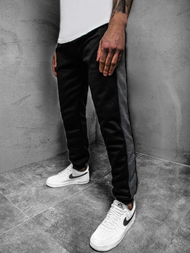 Штани спортивні чоловічі Чорно-Темно-сірі OZONEE JS/JZ11003Z