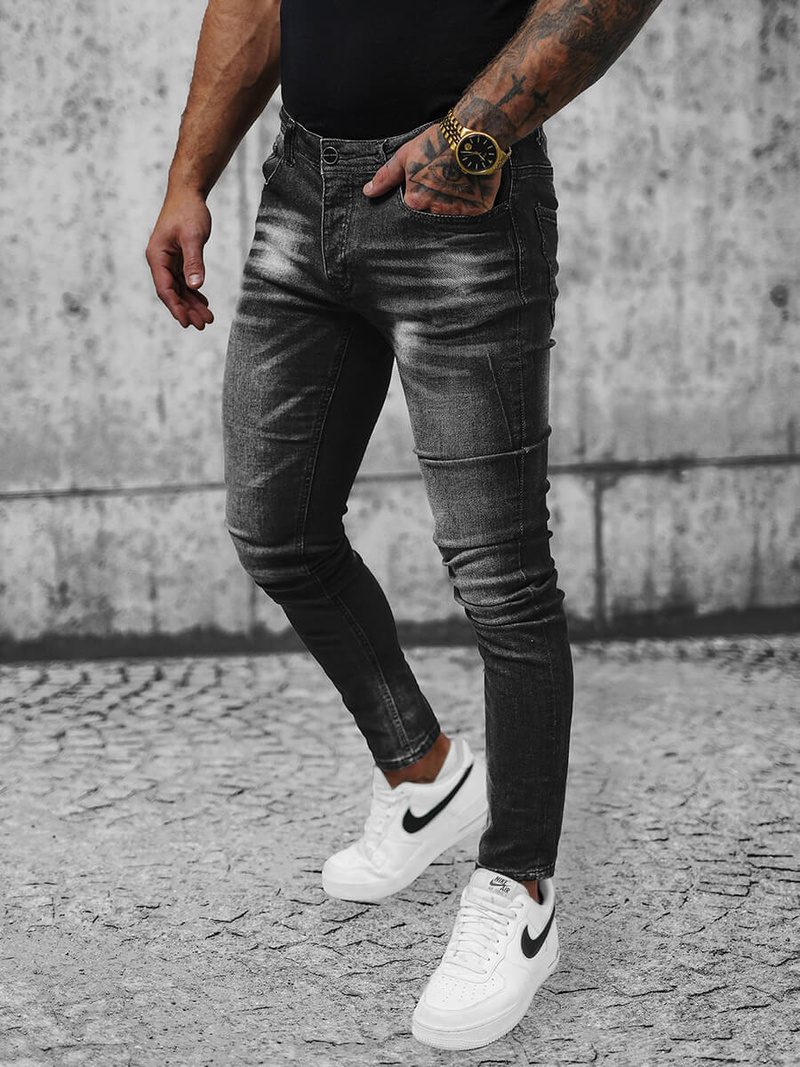 Чоловічі джинси Чорнi OZONEE NB/MP0019N