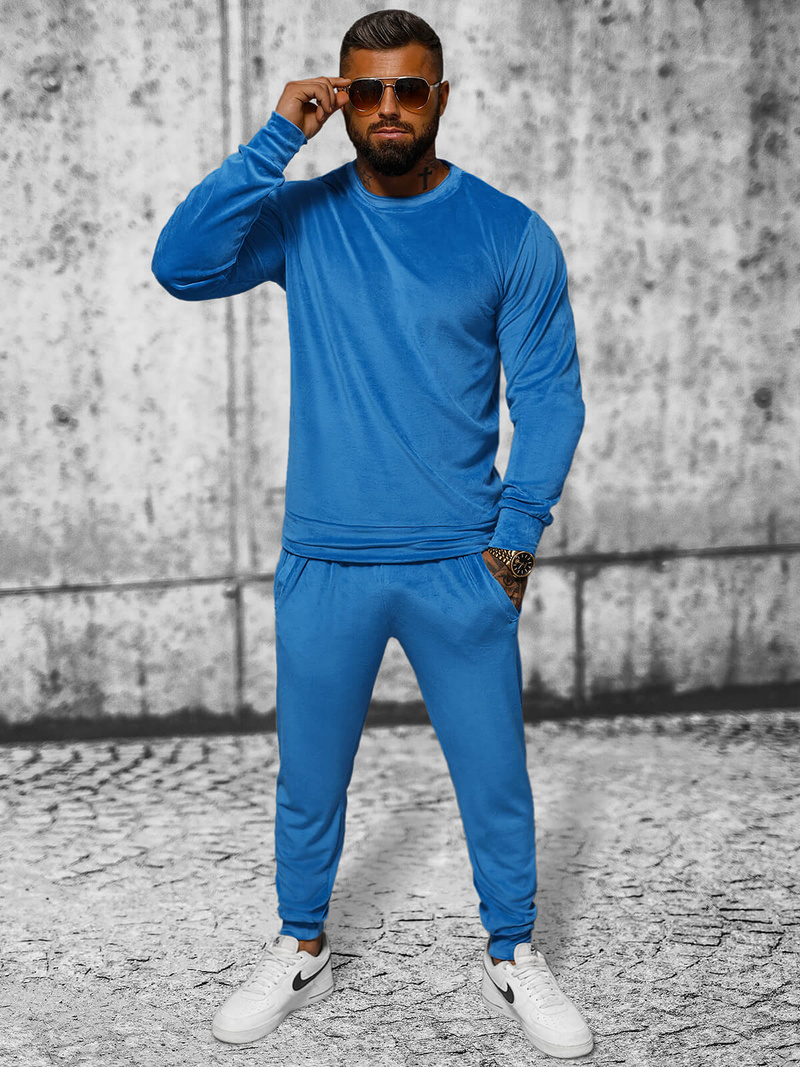 Спортивний костюм чоловічій cинiй OZONEE JS/8C1167/17