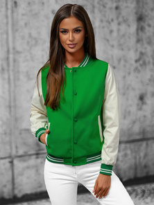 Kurtka damska bomberka zielona OZONEE JS/16M9069/236