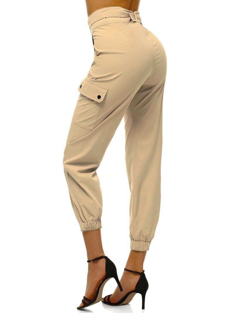 Жіночі штани Джогер Бежевi OZONEE O/HM001