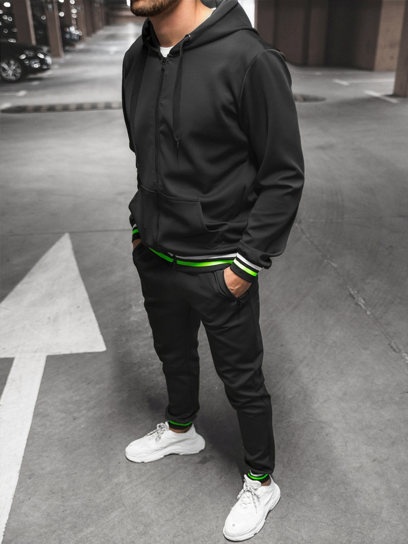 Спортивний костюм чоловічій Чорний OZONEE JS/68C10255Z